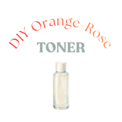 DIY Orange-Rose Facial TONER