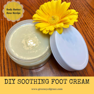 DIY Lemon & Peppermint Foot Cream