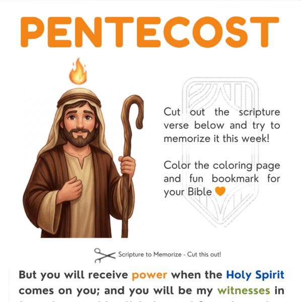 PENTECOST KID ACTIVITY - FREE PRINTOUT