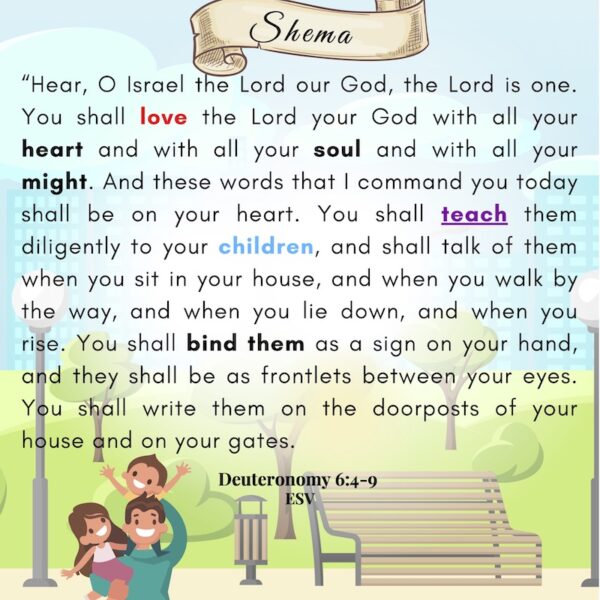SHEMA (Deuteronomy 6:4-9) - FREE PRINTOUT