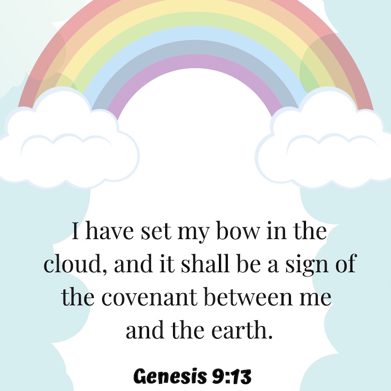 Set My Rainbow' Printable (Genesis 9:13) • MinistryArk