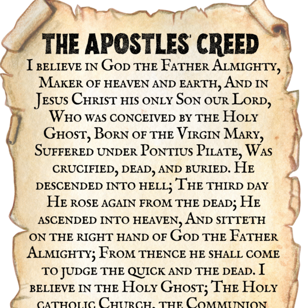 Apostles' Creed - FREE PRINTABLE