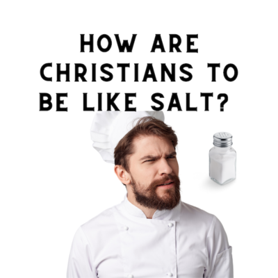 Why Are Christians to Be Like SALT?