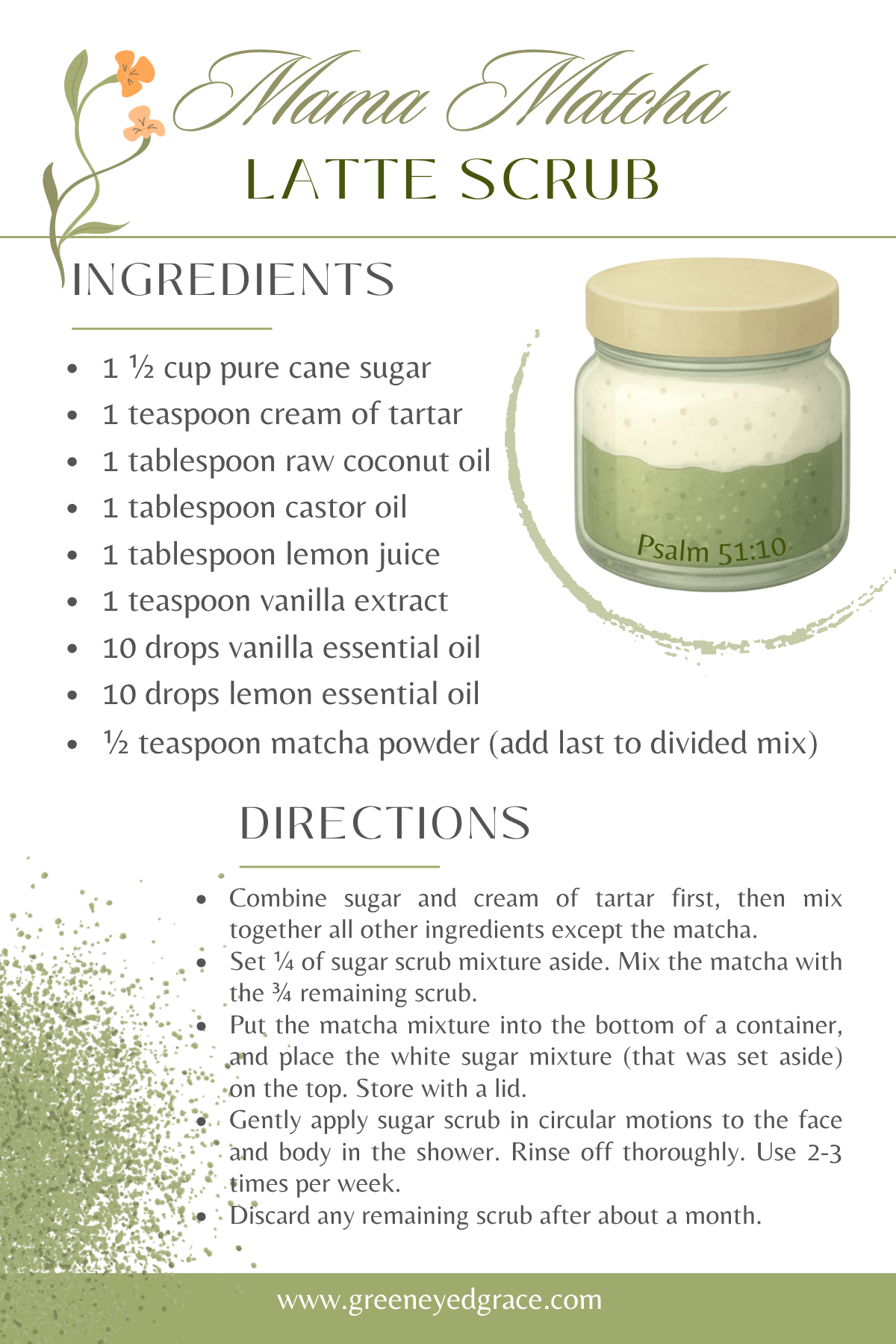 THREE SUGAR SCRUB RECIPES - FREE PRINTABLES - Image 2